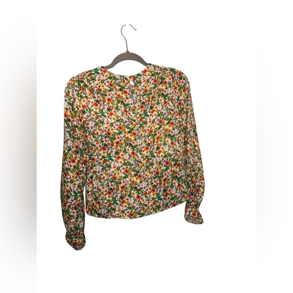 H&M Long Sleeve Floral Blouse Size Small - Picture 4 of 8